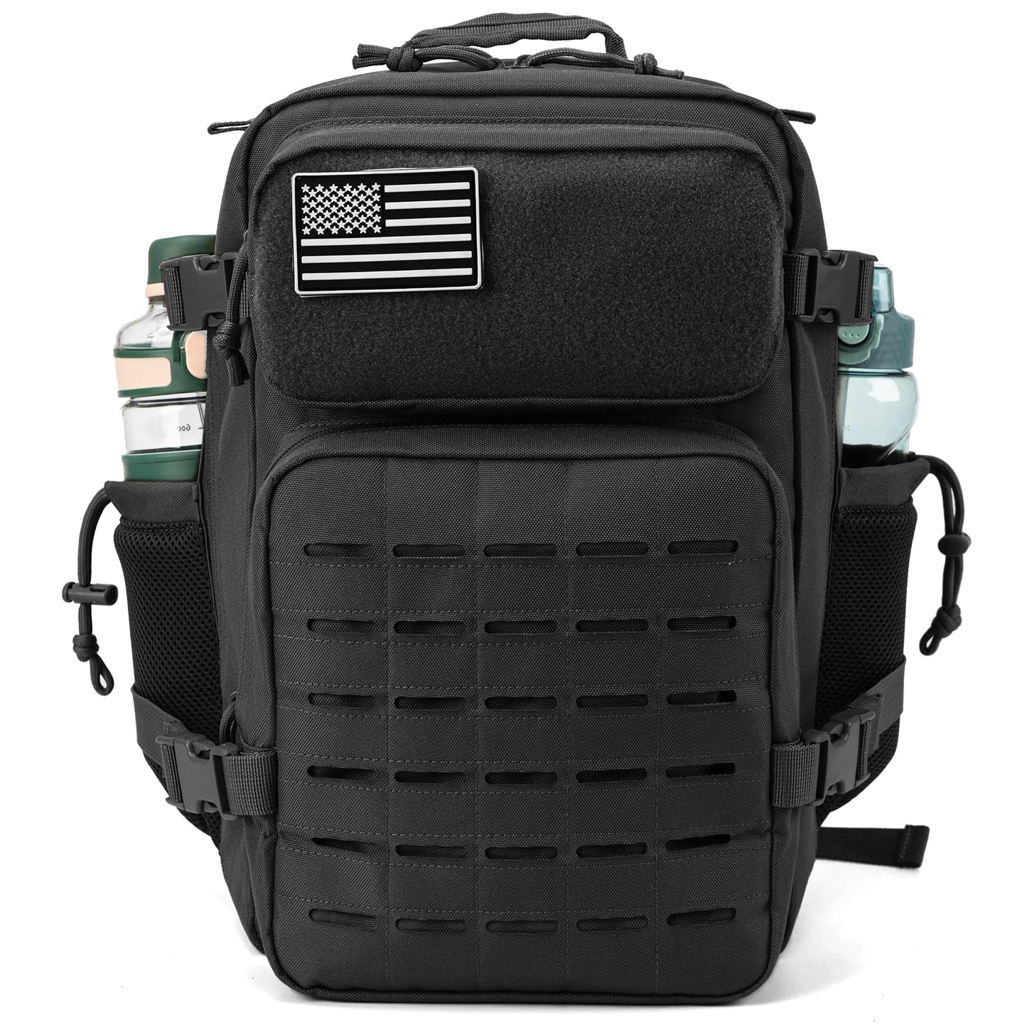 25L Rucksack | Outdoor Survival, Wandern & Fitness | Rucksack für Damen & Herren mit Doppel-Flaschenhalter Kaufschwan®