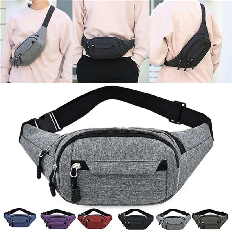 Unisex Hüft- und Bauchtasche – Banana Bum Bag | Modische Gürteltasche, Crossbody Brusttasche & Reise Fanny Pack für Damen und Herren Kaufschwan®