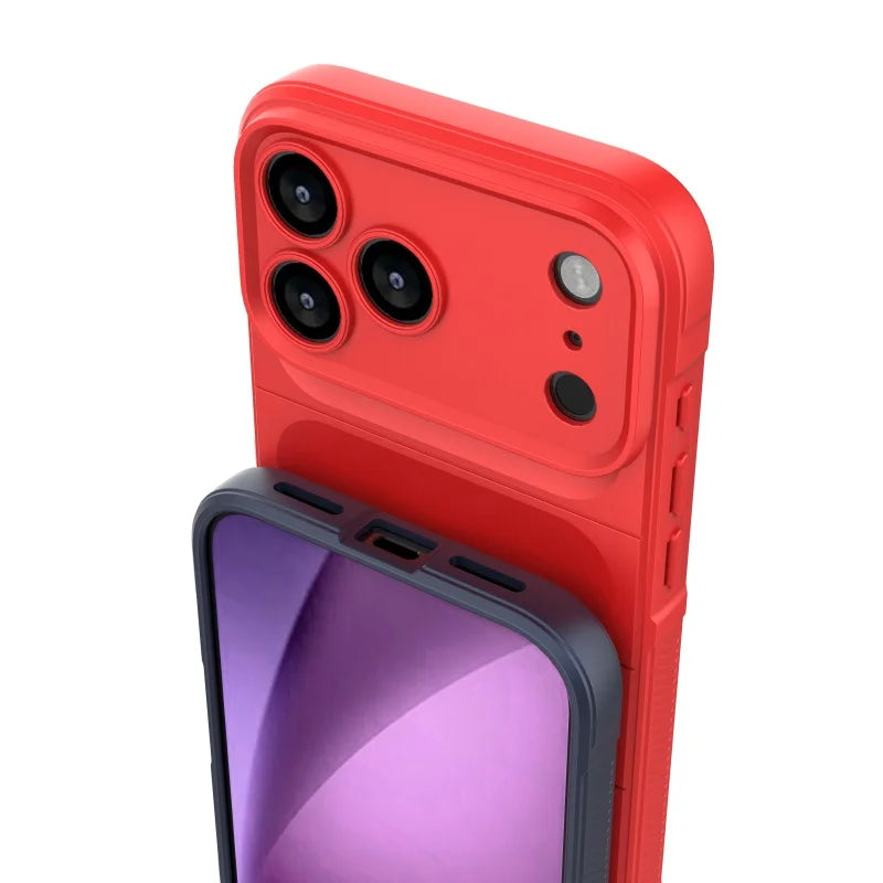 Weiche Stoßfeste Armor-Schutzhülle für iPhone 18 Pro & iPhone 18 Pro Max – Rückhülle mit Rand- & Kameraschutz