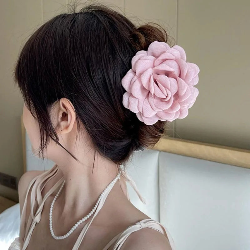 Stoff-Rosen-Haarklammern – Elegante Haaraccessoires für Damen & Mädchen Kaufschwan®