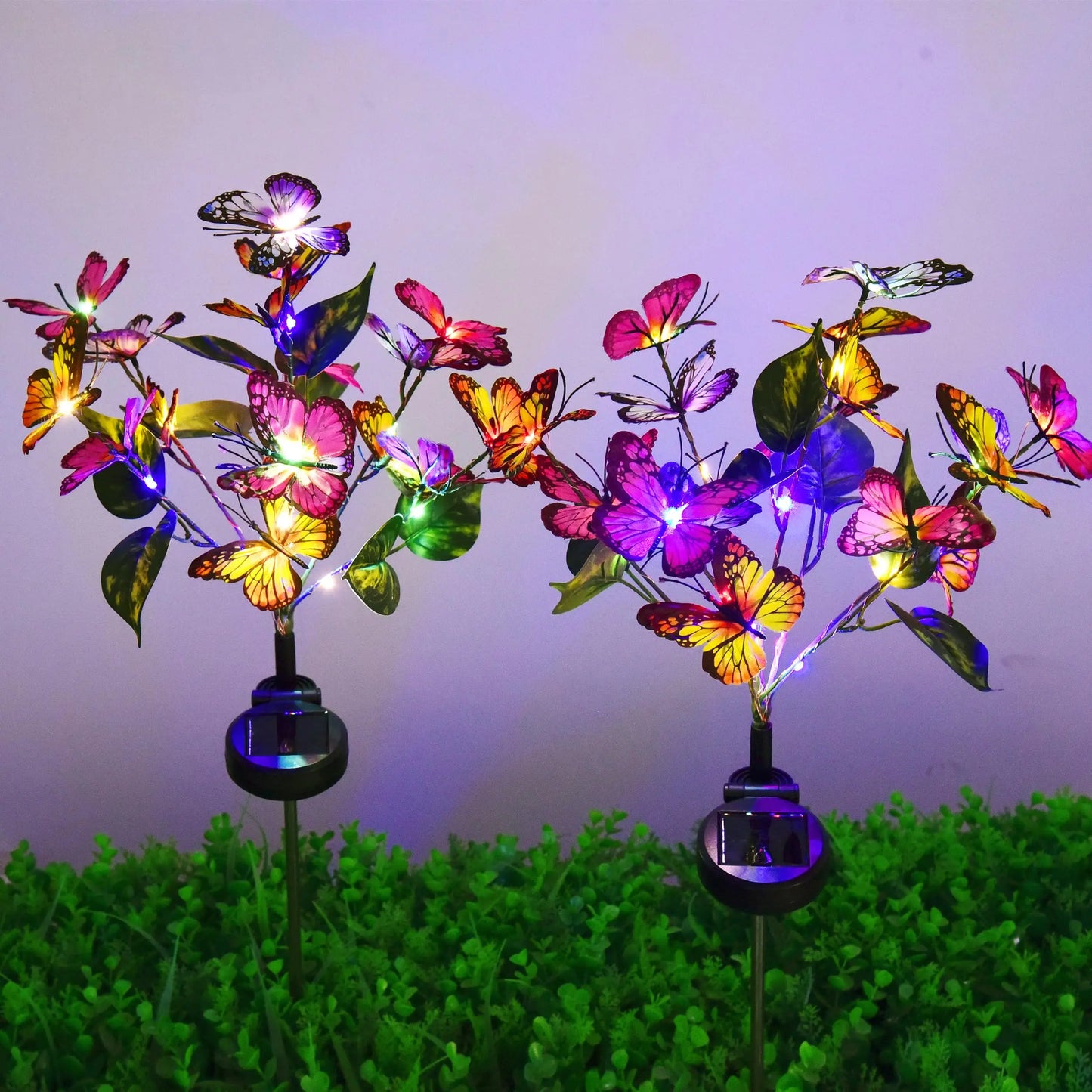 Solar Schmetterlings-Gartenleuchten – Wasserdichte Deko-Lichter für Garten, Rasen, Terrasse & Feste Kaufschwan®