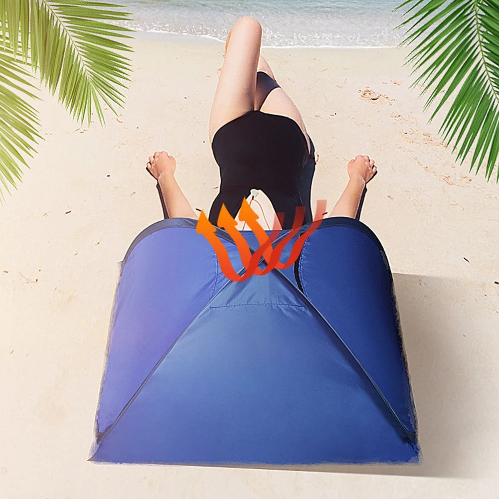 Mini Tragbares Kopfzelt Sonnenschutz – Pop-Up Strand Gesichtszelt für Sonnenbaden, Sommerreisen & Outdoor Schutz Kaufschwan®