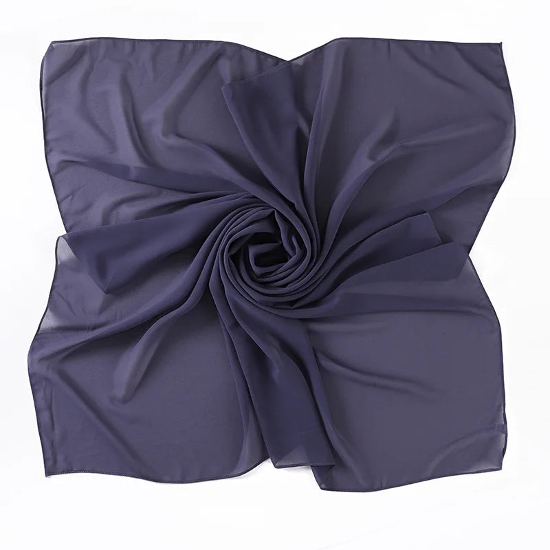 85×85CM Kopftuch – Damen Quadrat Hijab | Muslimisches Einfarbiges Kopftuch, Modischer Schal & Unterkopftuch Kaufschwan®