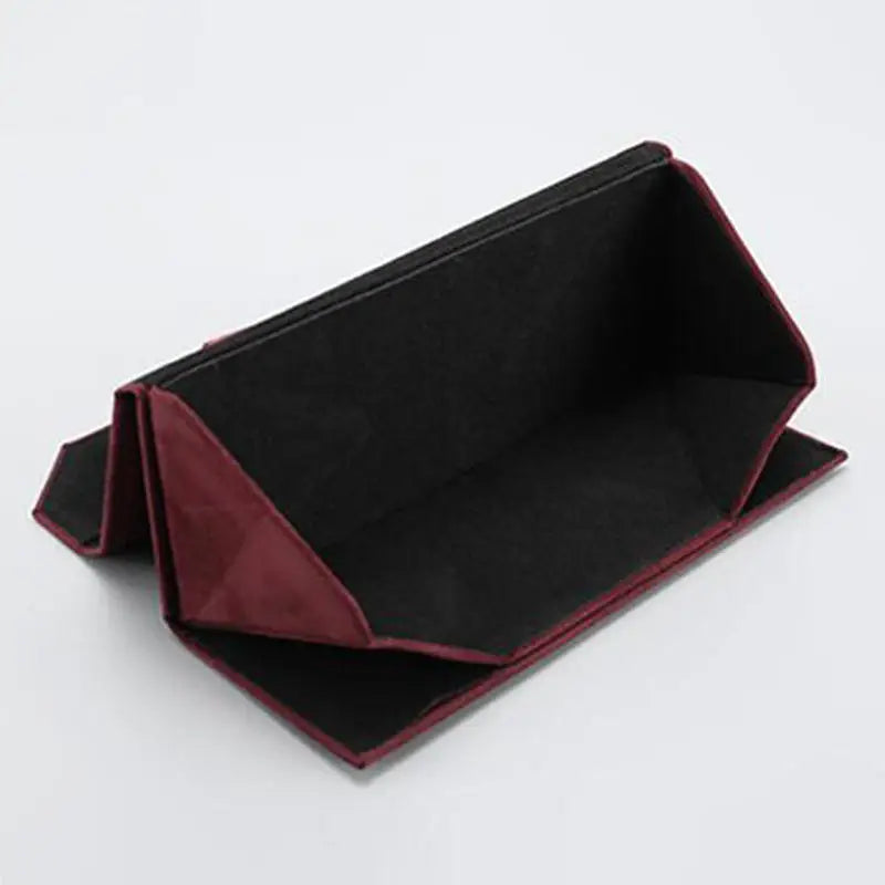 Samt Dreieck Faltbares Brillenetui – Elegantes Hartschalen Etui für Sonnenbrillen und Lesebrillen Kaufschwan®
