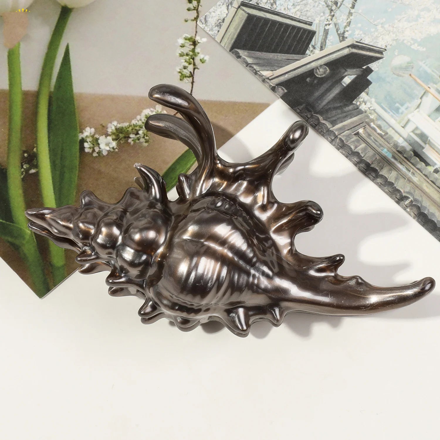 Ozean Muschel-Haarklammer – Haarspange für Damen & Mädchen Kaufschwan® Design 6