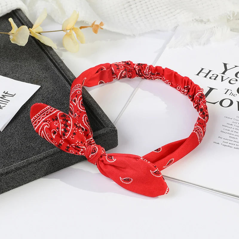 Bandana Haarreif mit Schleife – Geknotetes Turban-Haarreif für Damen & Mädchen Kaufschwan®