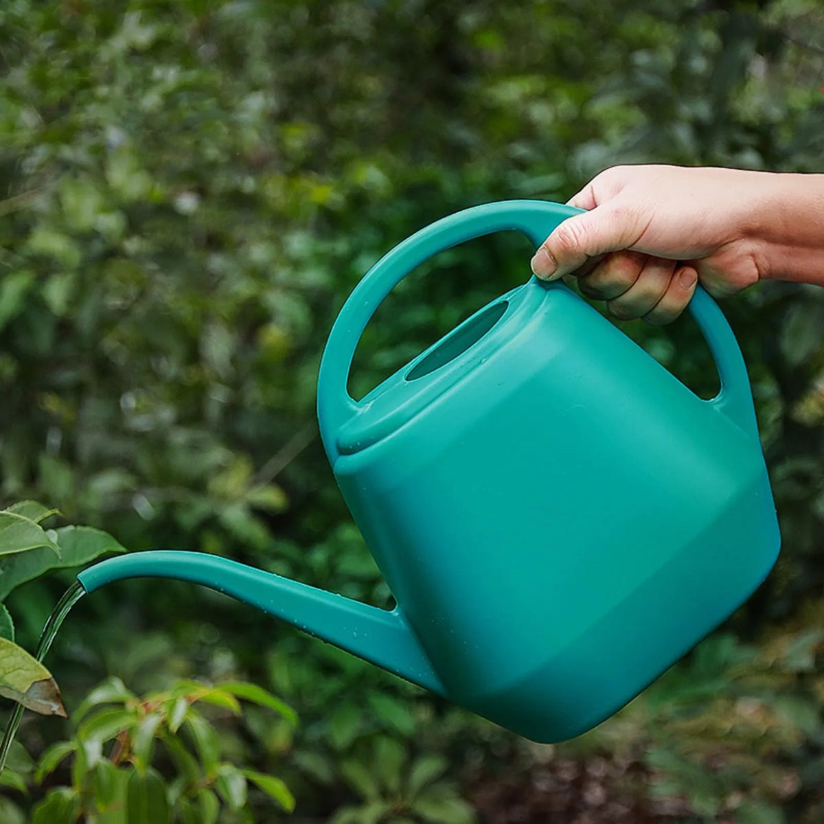 Home Garden 4L Watering Can Long Mouth Large Capacity Plant Sprinkler Garden Tool Lightweight Watering Pot Kaufschwan® Grün