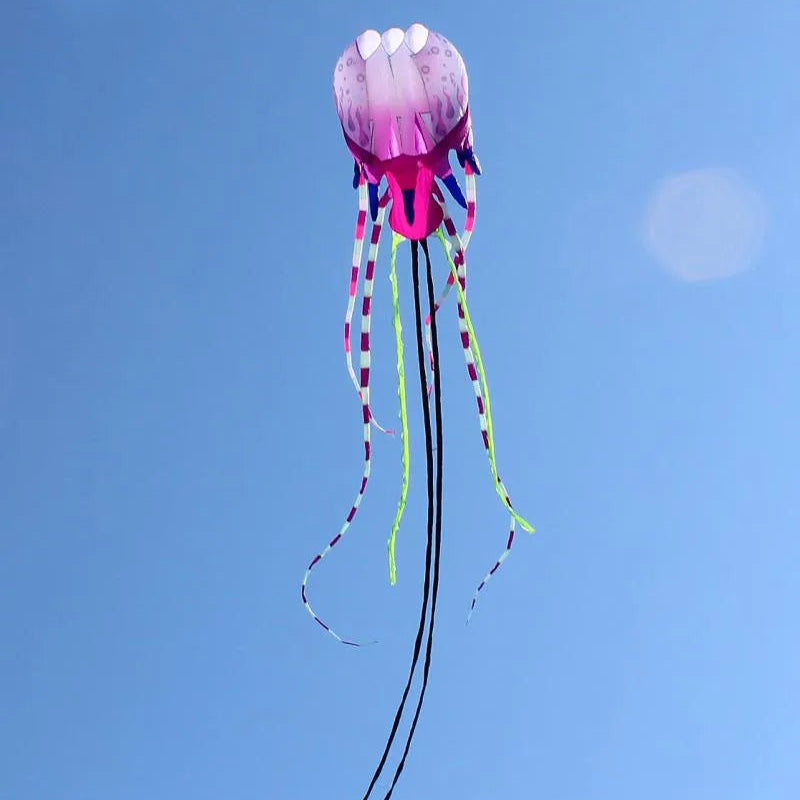 10M Riesiger Quallendrachen – Großer Aufblasbarer Weichdrachen aus Reißhemmendem Nylon für Strand und Freizeit Kaufschwan®