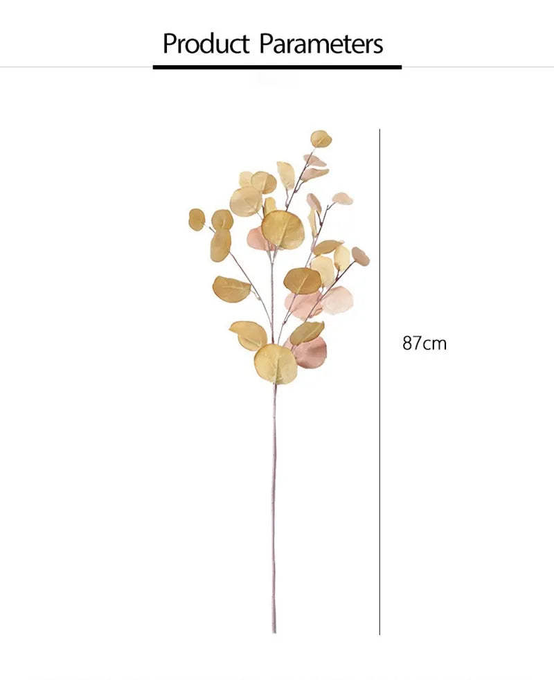Rosa Eukalyptusblätter Künstliche Pflanzen – Dekorative Kunstblätter für Blumenwand, Hochzeit & Weihnachtsdekoration | Wohnaccessoires & Blumengestecke Kaufschwan®