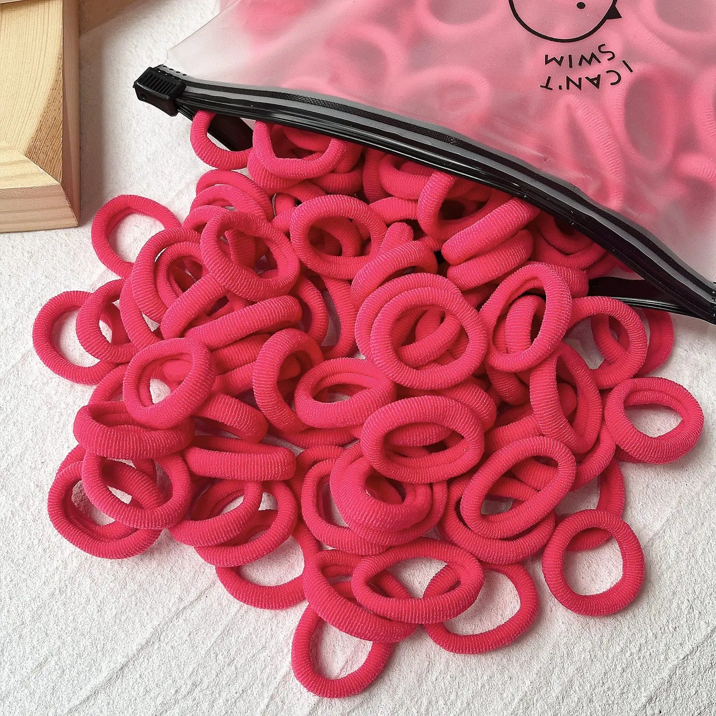 20/50 Stück Elastische Haargummis für Kinder | Bunte Süße Scrunchies & Haargummis für Mädchen & Babys | Weiche Haar-Accessoires Kaufschwan® Set 15 50 Stück