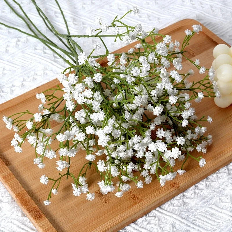 Künstliche Gypsophila Plastikblumen – Kunst-Brautatem Strauß für Hochzeit, Zuhause, Garten, Party & DIY Dekorat Kaufschwan®