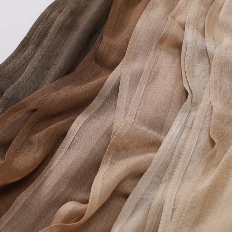 Damen Hijab Schal aus Baumwolle, Rayon & Modal – Großformat 190×85cm | Muslimisches Kopftuch, Eleganter Turban & Umschlagtuch Kaufschwan®