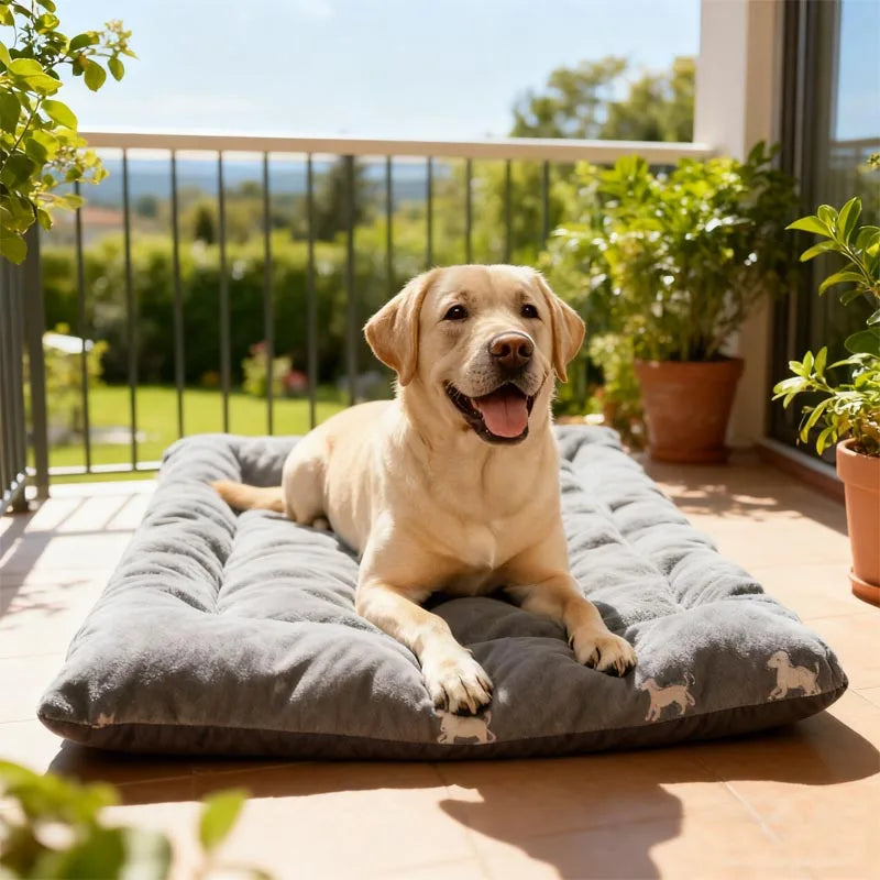 Extra Großes Plüsch Hundebett – Weiches Dickes Haustier Sofa Kissen Kaufschwan®