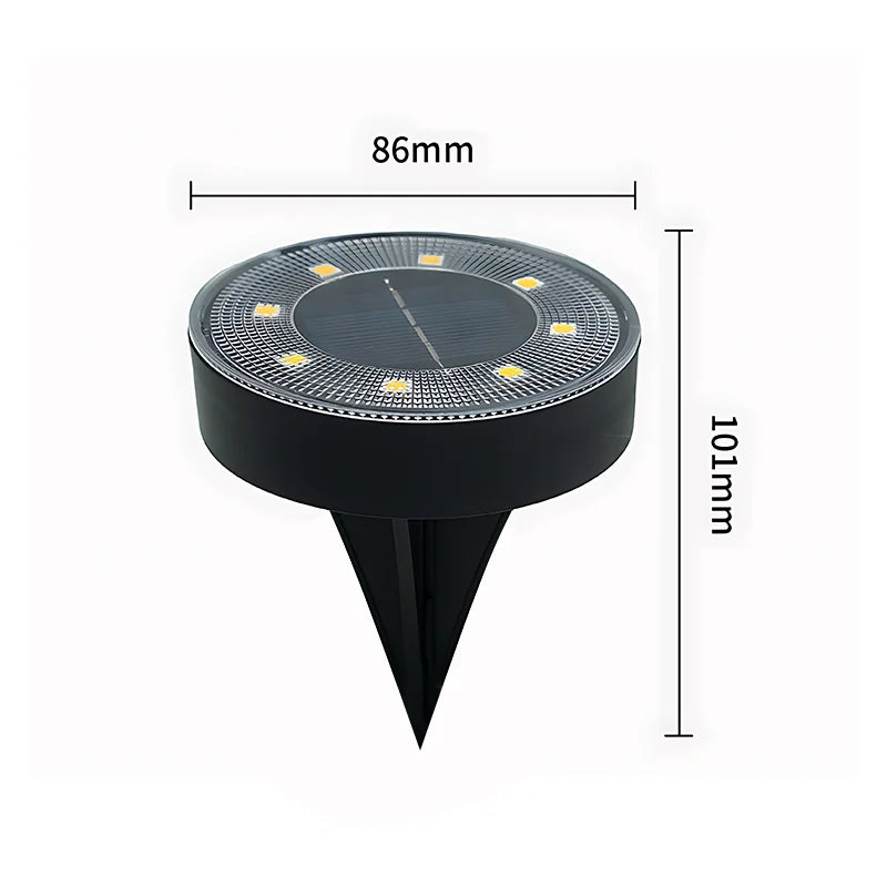LED Outdoor Solar Bodeneinbauleuchte – IP68 Wasserdicht, Weg-, Terrassen-, Hof- & Einfahrtbeleuchtung für Garten Kaufschwan®