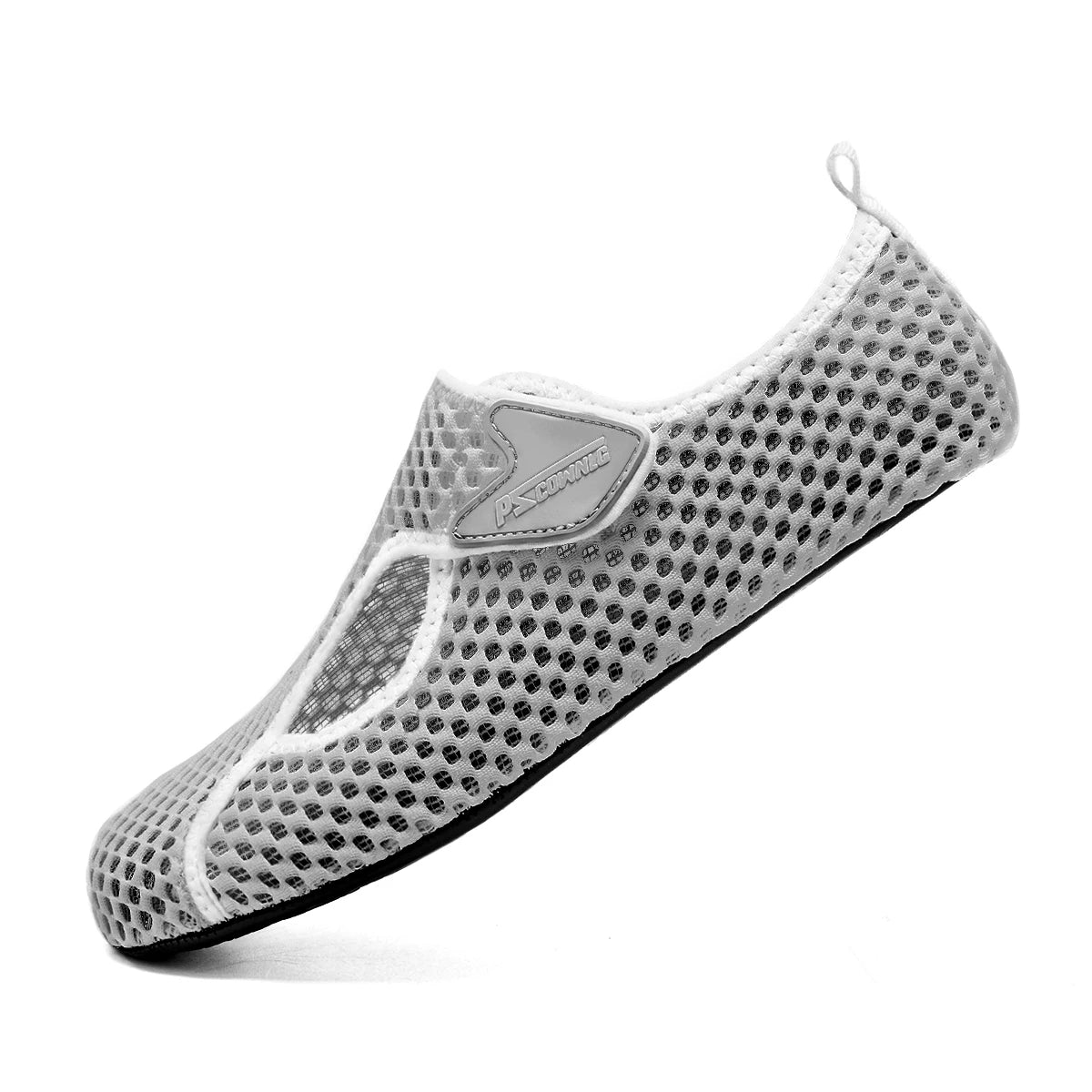 Unisex Wasserschuhe Schnell Trocknend – Barfuß Badeschuhe für Damen & Herren, Strand & Schwimmen Kaufschwan® Grau 42-43