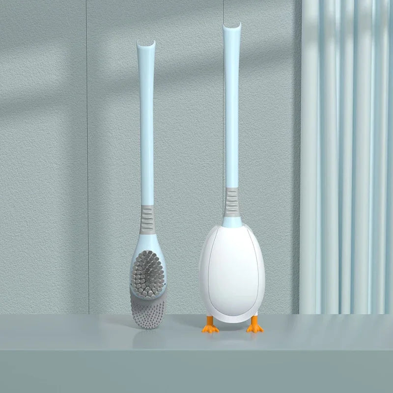 Toilettenbürste im Tauchenten-Design – Wandmontiert oder Stehend Kaufschwan® Blau