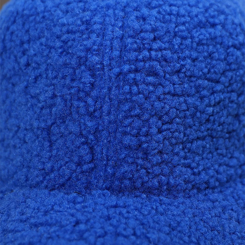 Neue 16 Farben Herbst Winter Baseballkappe | Damen Kappe aus Kunstlammwolle | Warme Plüsch Baseballkappe Kaufschwan®
