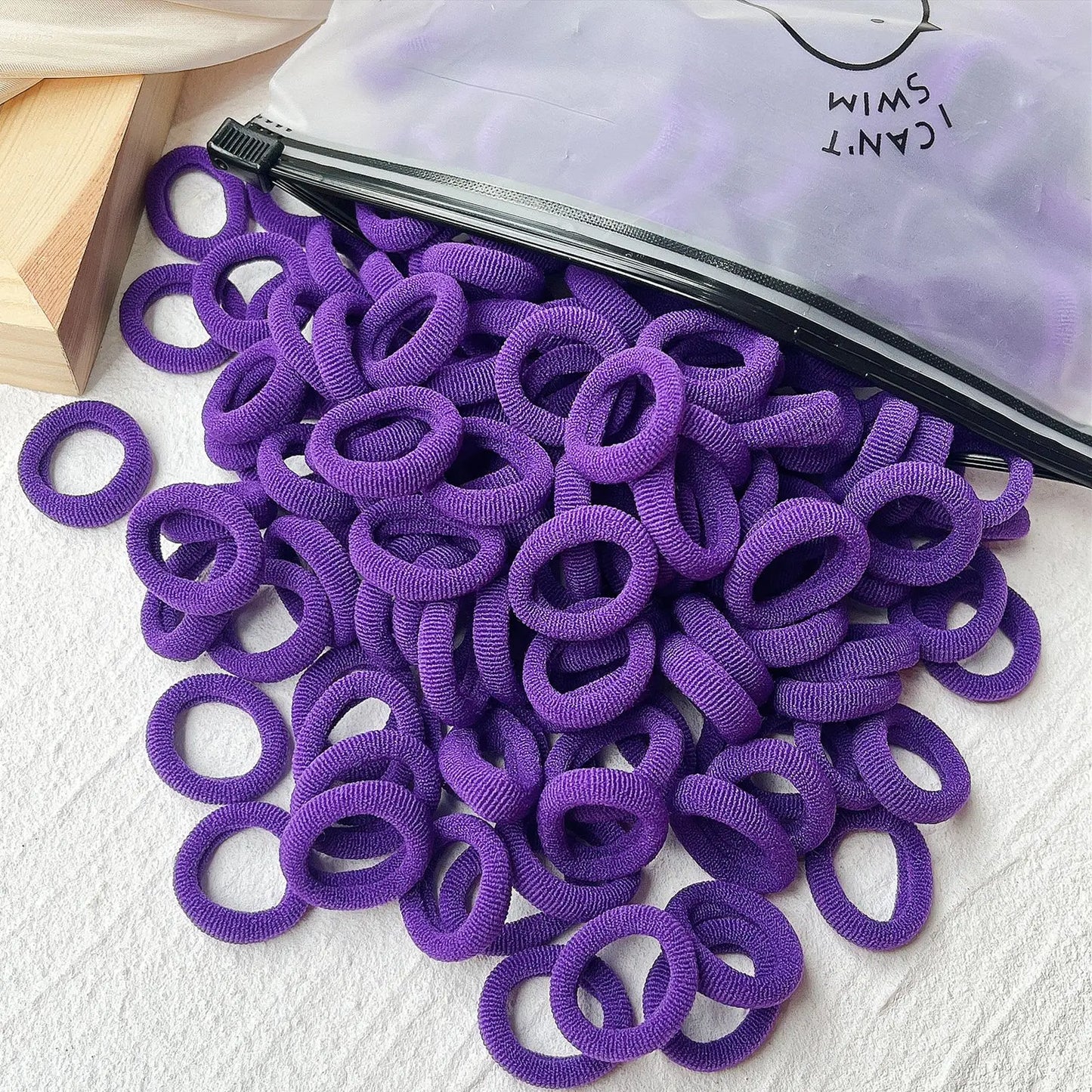 20/50 Stück Elastische Haargummis für Kinder | Bunte Süße Scrunchies & Haargummis für Mädchen & Babys | Weiche Haar-Accessoires