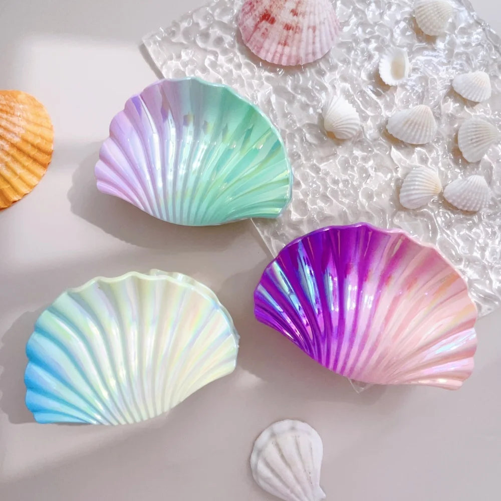 Farbverlauf PVC Muschel-Haarklammern – Strandurlaub Accessoires Kaufschwan®