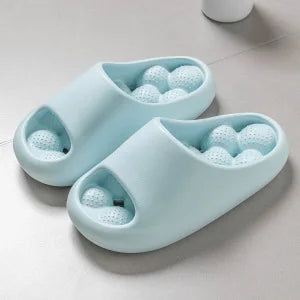 Ergonomische EVA Unisex Badezimmer-Hausschuhe | Wasserdicht & Massage-Funktion | Bequeme & Atmungsaktive Slippers Kaufschwan® Blau 42-43