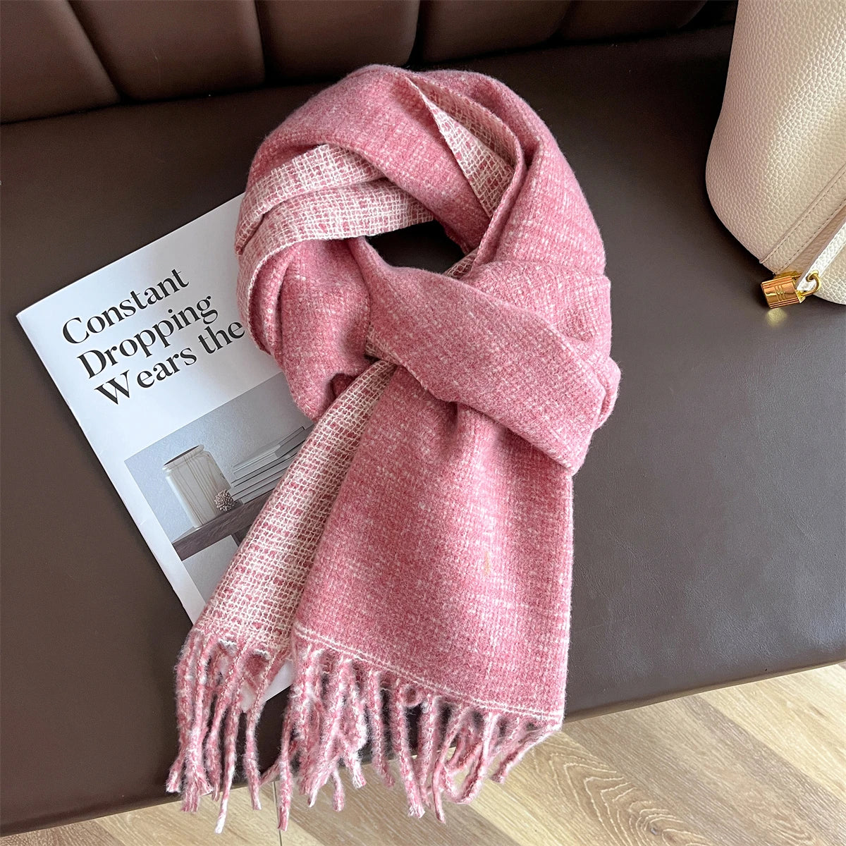 Luxus Damen Schal | Winter Warmer Schal Umschlagtuch & Stola | Pashmina Foulard, Bandana & Decken Poncho Kaufschwan®