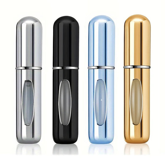 1/4Pcs 5ml Perfume Atomizer Portable Liquid Container for Cosmetics Traveling Mini Aluminum Spray Empty Refillable Bottle Kaufschwan® 4 Stück Unterflasche