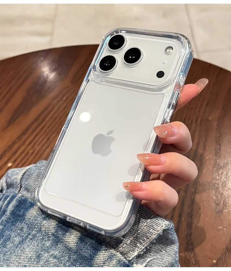 Hochwertige Transparente Acryl-Schutzhülle für iPhone 18 Pro & iPhone 18 Pro Max – Stoßfeste Klare Hülle mit Schützendem Rand Kaufschwan®