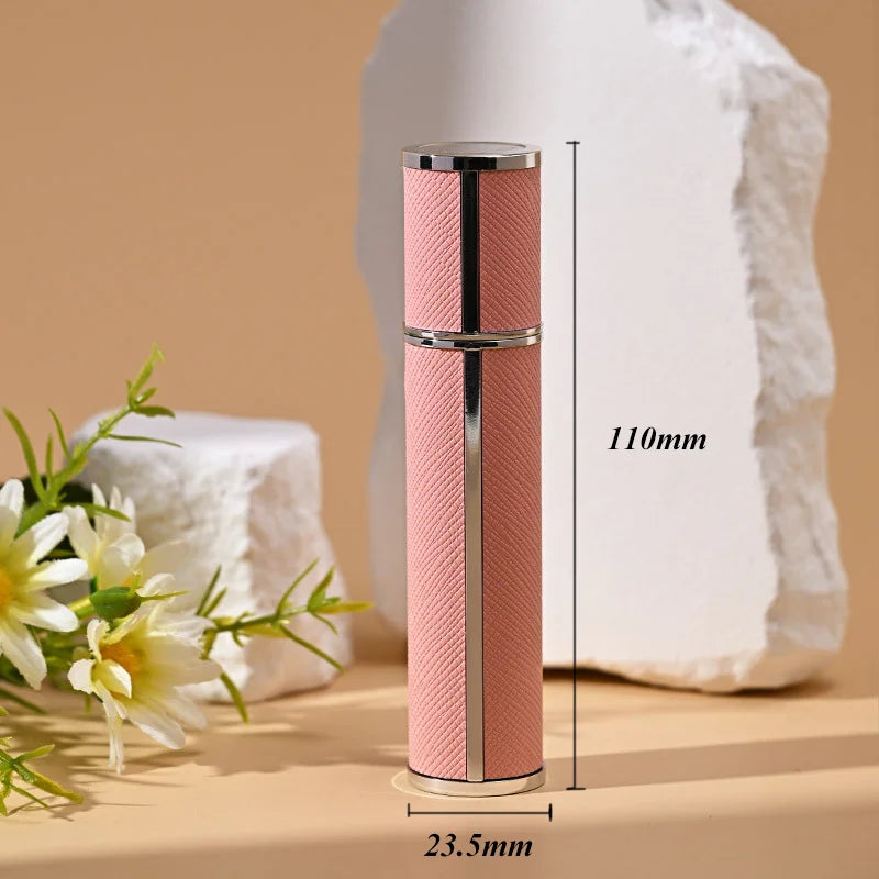 10ml Luxury Leather Glass Perfume Spray Bottle Portable Mini Refillable Perfume Atomizer Empty Traveling Perfume Refill Bottles Kaufschwan®