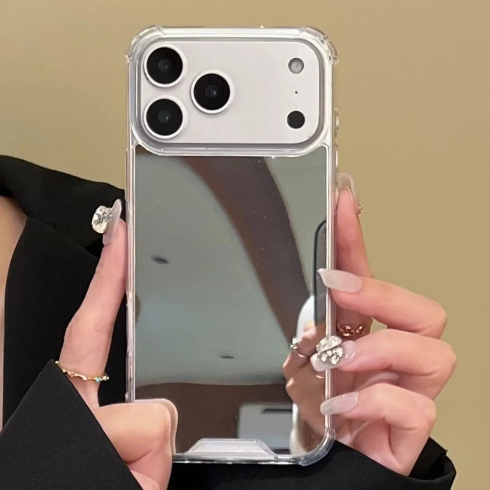 Harte Acryl-Spiegelhülle für iPhone 18 Pro & iPhone 18 Pro Max – Stoßfeste Schützende Rückhülle Kaufschwan®