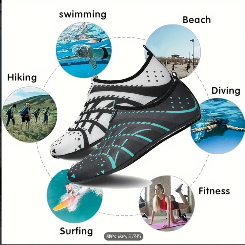 Unisex Sommer Wasserschuhe – Atmungsaktive Aqua Sneaker für Strand, Schwimmen & Tauchen Kaufschwan®