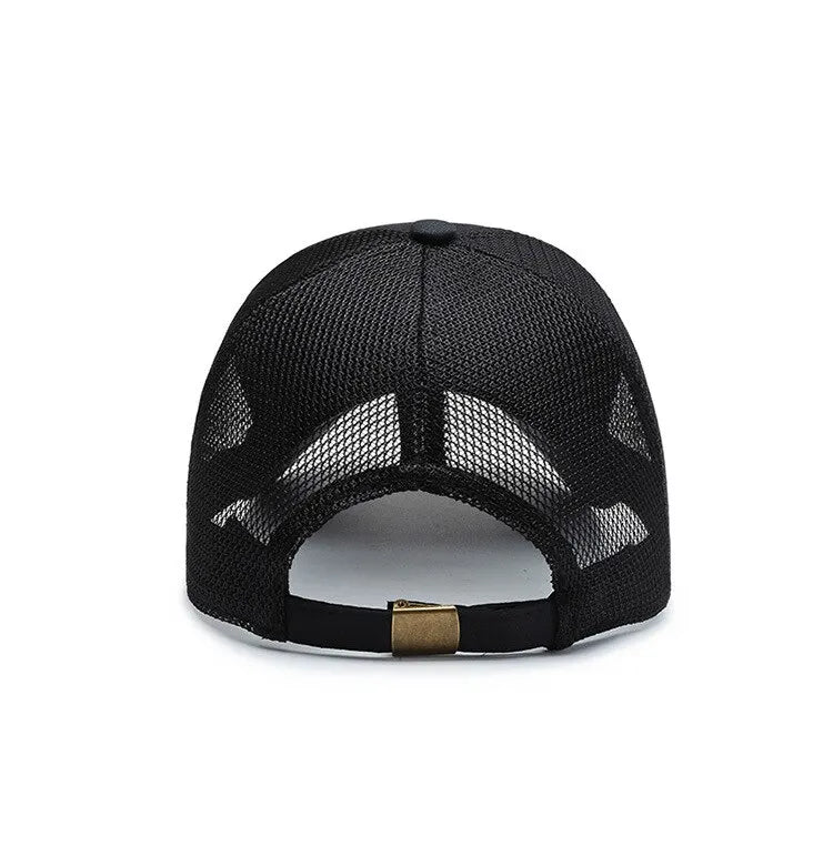 Outdoor Sport Baseballkappe | Herren Sommer Atmungsaktive Mesh-Schirmmütze | Koreanischer Stil Leichte Solide Farbe für Freizeit & Outdoor Kaufschwan®
