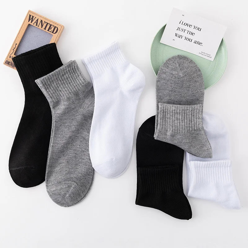 10 Paare Herren Atmungsaktive Komfort-Bürosocken | Freizeit- & Businesssocken für Sneaker & Arbeit | Ganzjahres Kaufschwan®