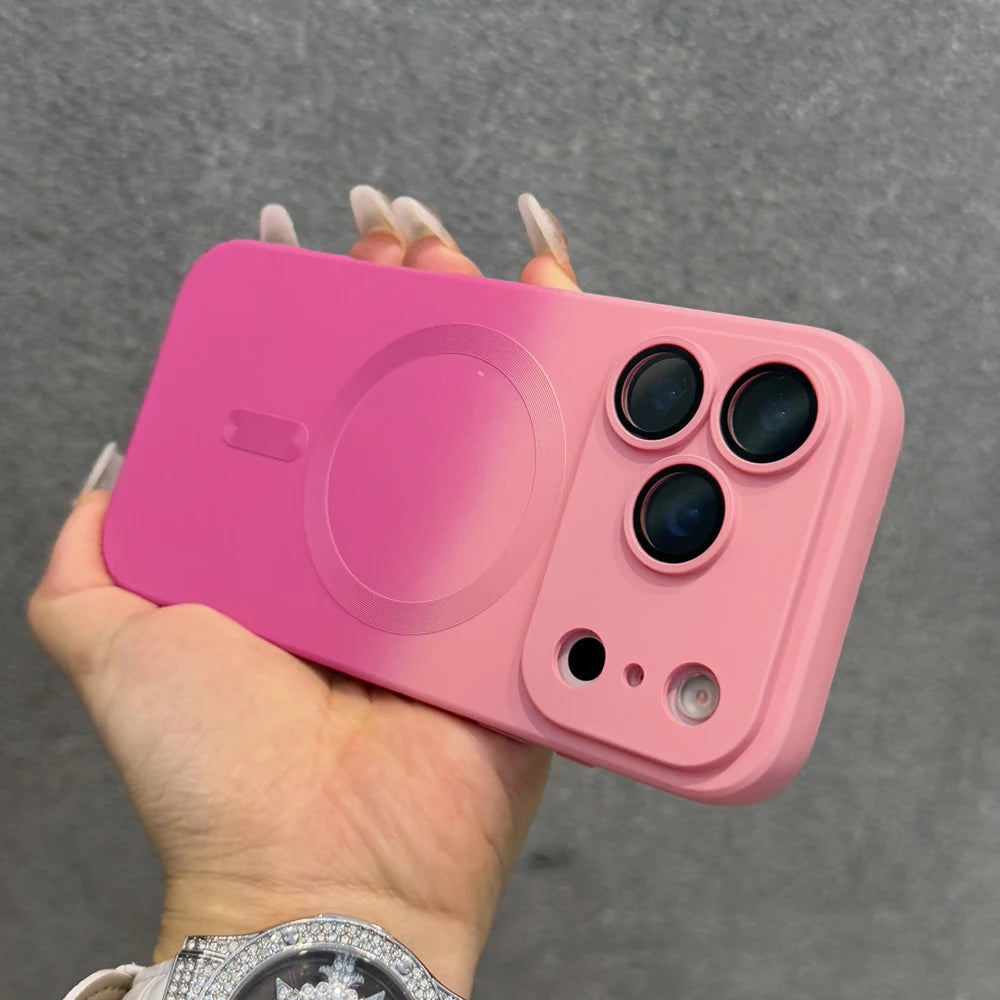 Hochwertige Farbverlauf-TPU-MagSafe-Hülle für iPhone 18 Pro & iPhone 18 Pro Max – Magnetische Hülle für Kabelloses Laden Kaufschwan®