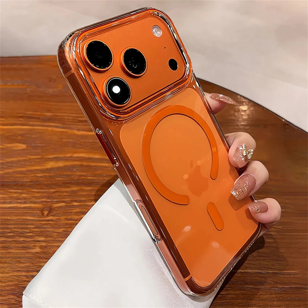 Transparente Ultradünne MagSafe-Hülle für iPhone 18 Pro & iPhone 18 Pro Max – Stoßfeste Hart-PC-Schutzhülle Kaufschwan®
