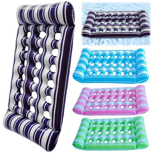 Aufblasbarer Hängematten-Liegestuhl – Wasserbett & Pool-Luftmatratze, Tragbarer Schwimmsessel Kaufschwan®