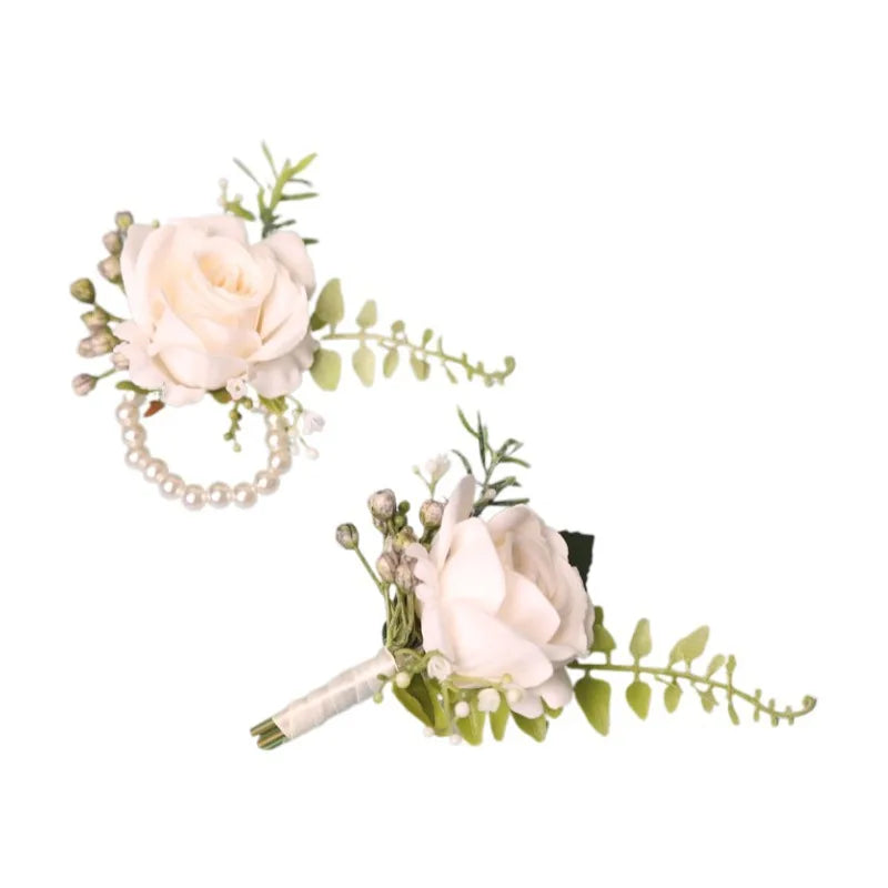 Bräutigam Ansteckblume Rose – Elegante Hochzeits Corsage für Anzug Kaufschwan®