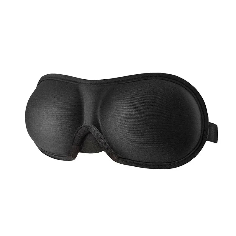 3D Schlafmaske | Lichtblockierende Schlafmaske für die Augen | Weiche Schlafhilfe für Reisen & Nacht Kaufschwan® Schwarz