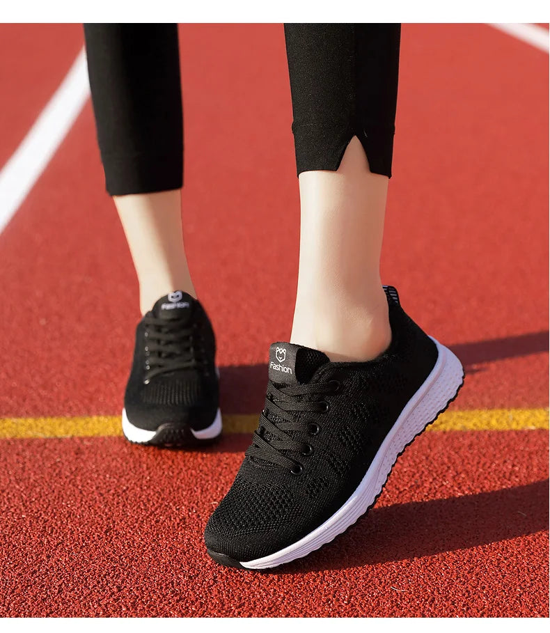 Damen Sportschuhe – Modische Plateau-Sneaker | Frühling & Winter Freizeitschuhe & Laufschuhe für Frauen Kaufschwan®