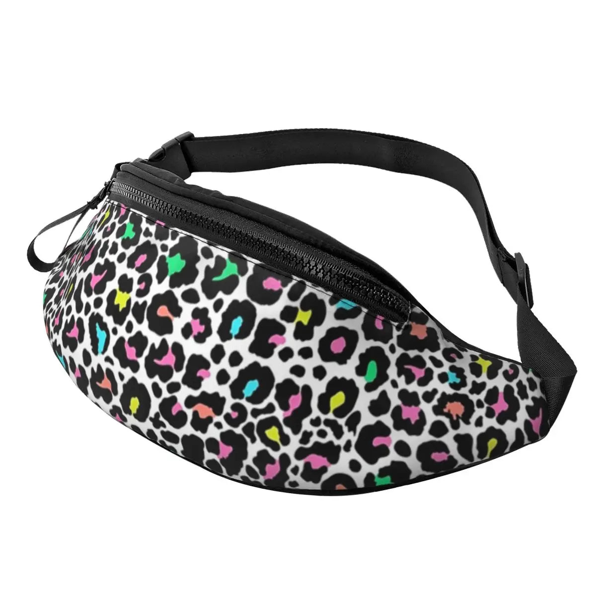 Leopardenmuster Gürteltasche – Unisex Hüfttasche | Cheetah Print Crossbody Bag für Laufen, Reisen & Handy