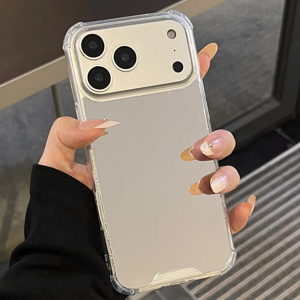 Harte Acryl-Spiegelhülle für iPhone 18 Pro & iPhone 18 Pro Max – Stoßfeste Schützende Rückhülle Kaufschwan®
