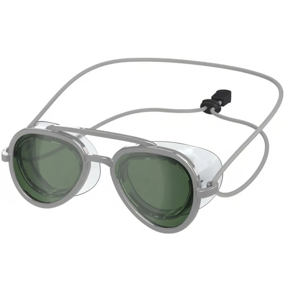 Anti-Beschlag Schwimmbrille | Auslaufsicher Retro Design | Verstellbare Profi Vollwinkel-Brille für Erwachsene & Jugendliche Kaufschwan® Grün