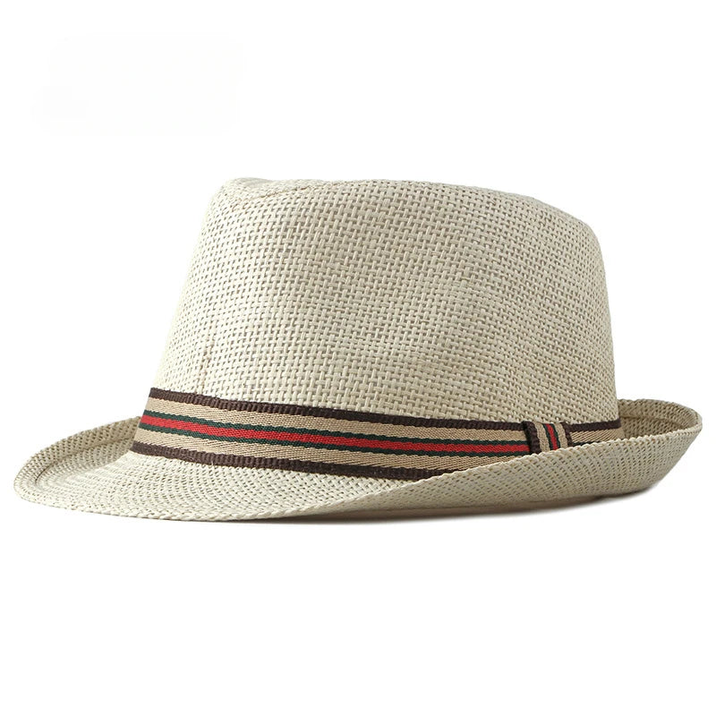 Damen & Herren Strandhüte – British, European & American Jazzhüte, Fedoras & Strohhut Bucket für Outdoor & Reisen Kaufschwan® Beige
