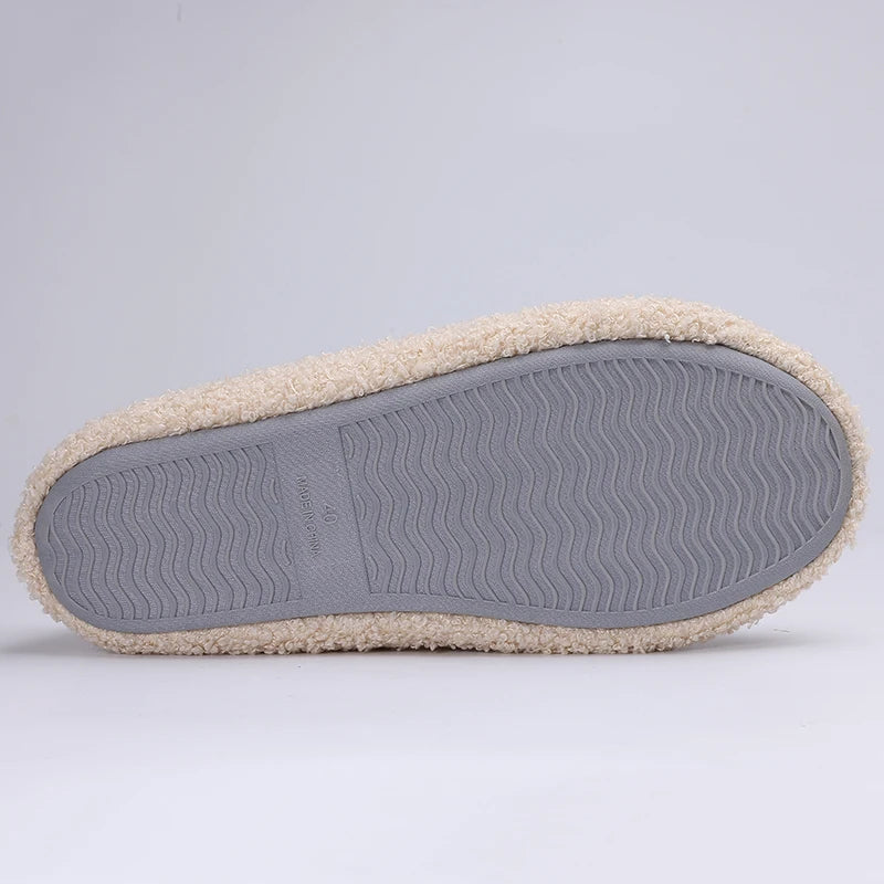 Winter-Hausschuhe für Damen | Warme Modische Flache Schuhe | Rutschfeste & Verschleißfeste Outdoor-Slipper Kaufschwan®