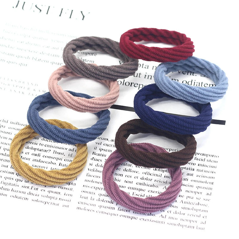 20 Stück Hoch-Elastische Modische Haargummis | Jacquard-Muster Haarbänder | Stilvolle Damen Haaraccessoires Kaufschwan® Set 6 20er Set
