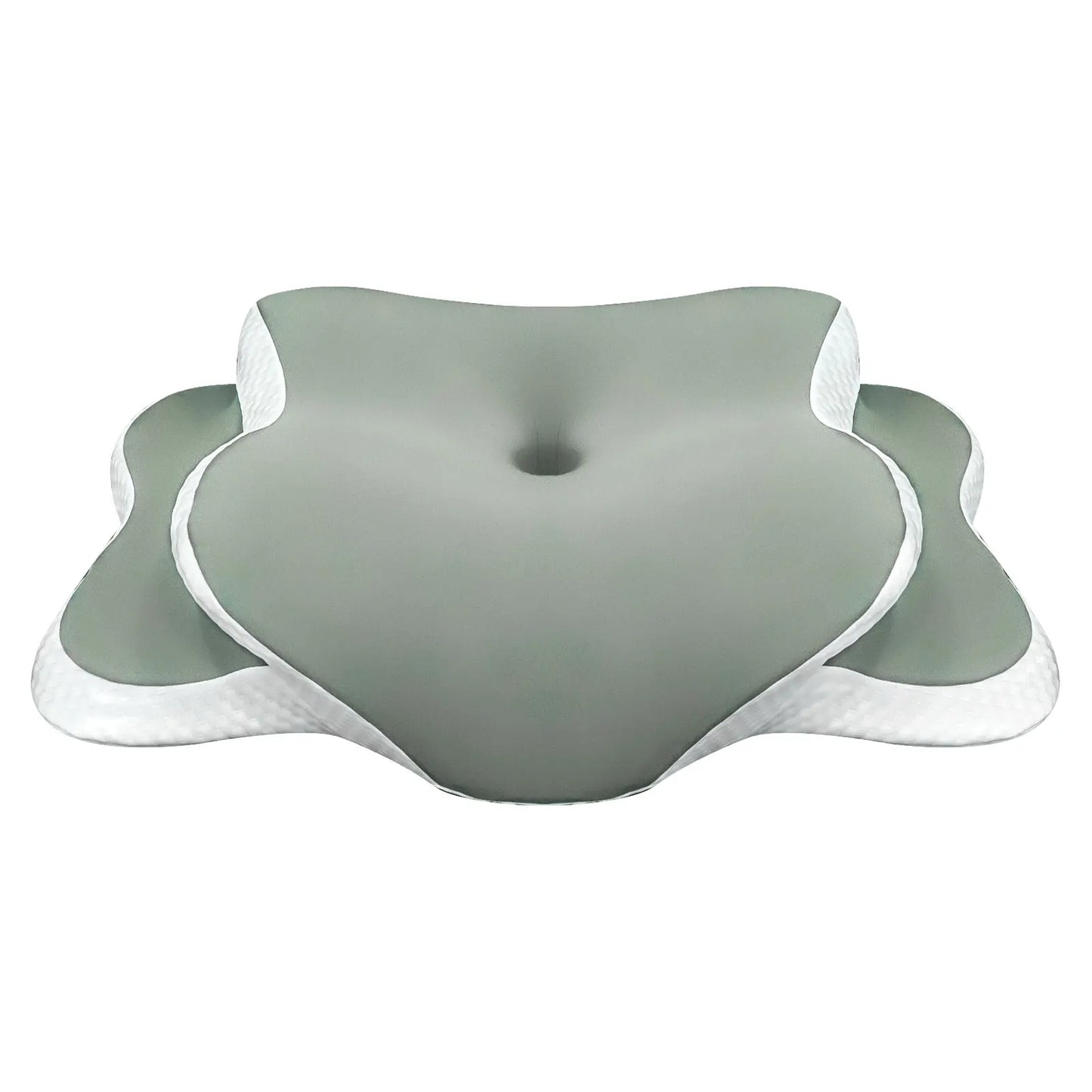 Memory Foam Nackenkissen – Ergonomisches Orthopädisches Konturkissen für Nackenstütze & Schmerzlinderung | Für Seiten-, Rücken- & Bauchschläfer Kaufschwan® Grün
