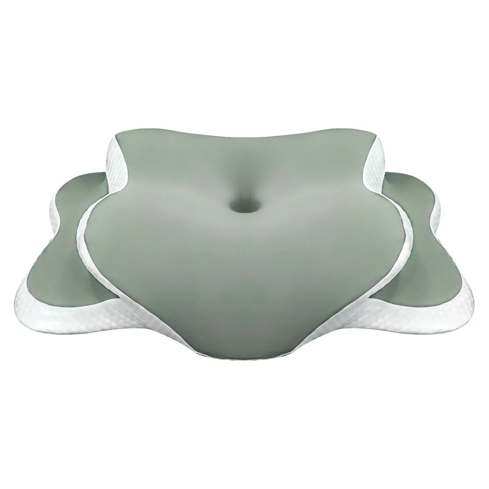 Memory Foam Nackenkissen – Ergonomisches Orthopädisches Konturkissen für Nackenstütze & Schmerzlinderung | Für Seiten-, Rücken- & Bauchschläfer Kaufschwan® Grün