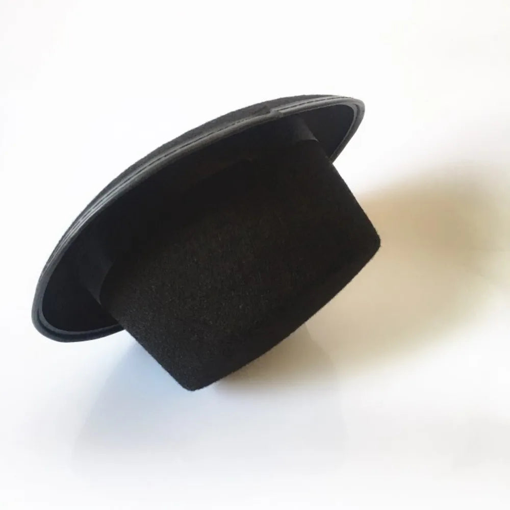 Schwarzer Zylinderhut – Kinder & Erwachsene Magierhut, Deluxe Faltbarer Kostüm-Hut, Dunkler Eleganter Jazzhut für Partys Kaufschwan®