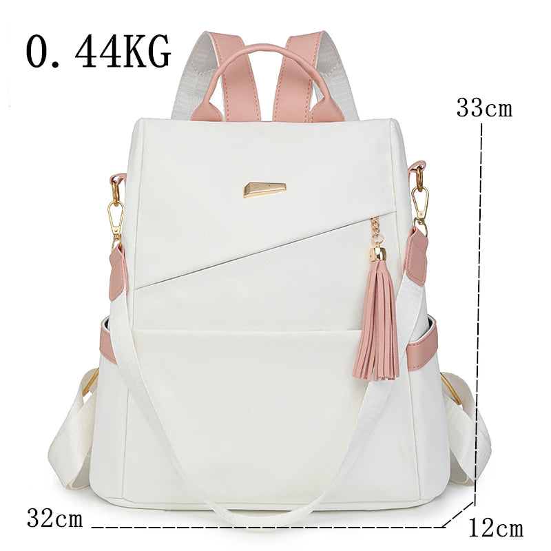 Damen Rucksack Mode | Wasserdicht Weiches Leder Schul- & Reiserucksack Kaufschwan®