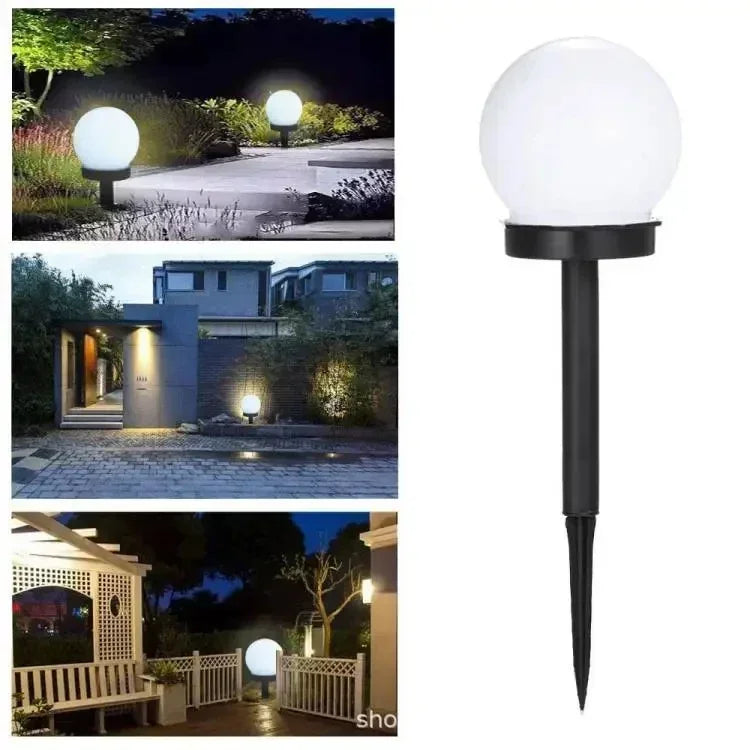 Solar LED Gartenlichter Kaltweiß – Wasserdichte Kugelleuchten für Garten, Hof, Weg & Rasen Kaufschwan® 1 Stück