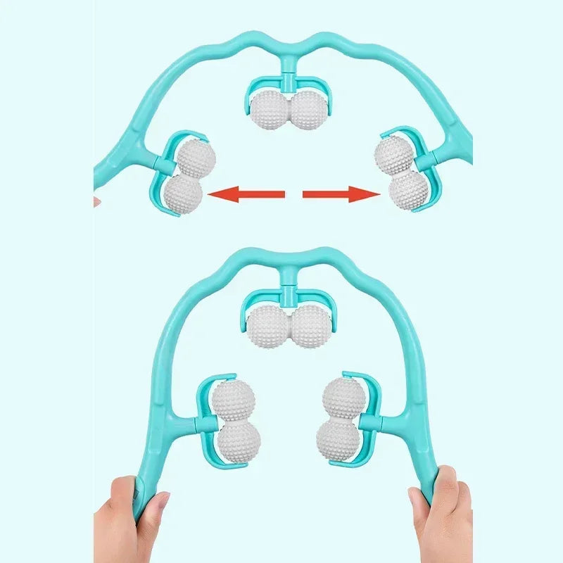Multifunktionaler Manueller Nacken-Massager | Knet-Massage für Halswirbelsäule & Schultern Kaufschwan®